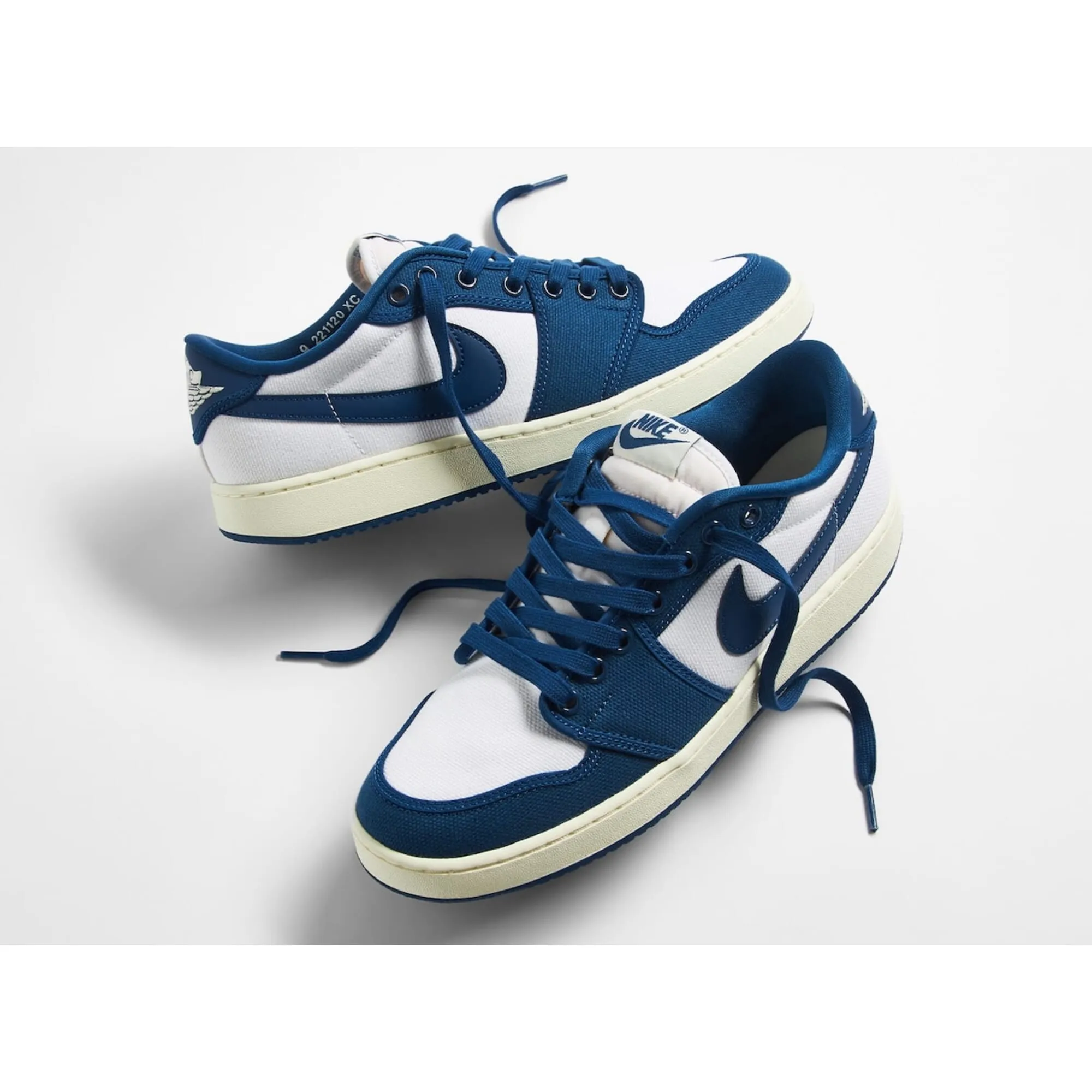 Nike AJKO 1 Low White/Dark Royal Blue-Sail  DX4981-103 Men's