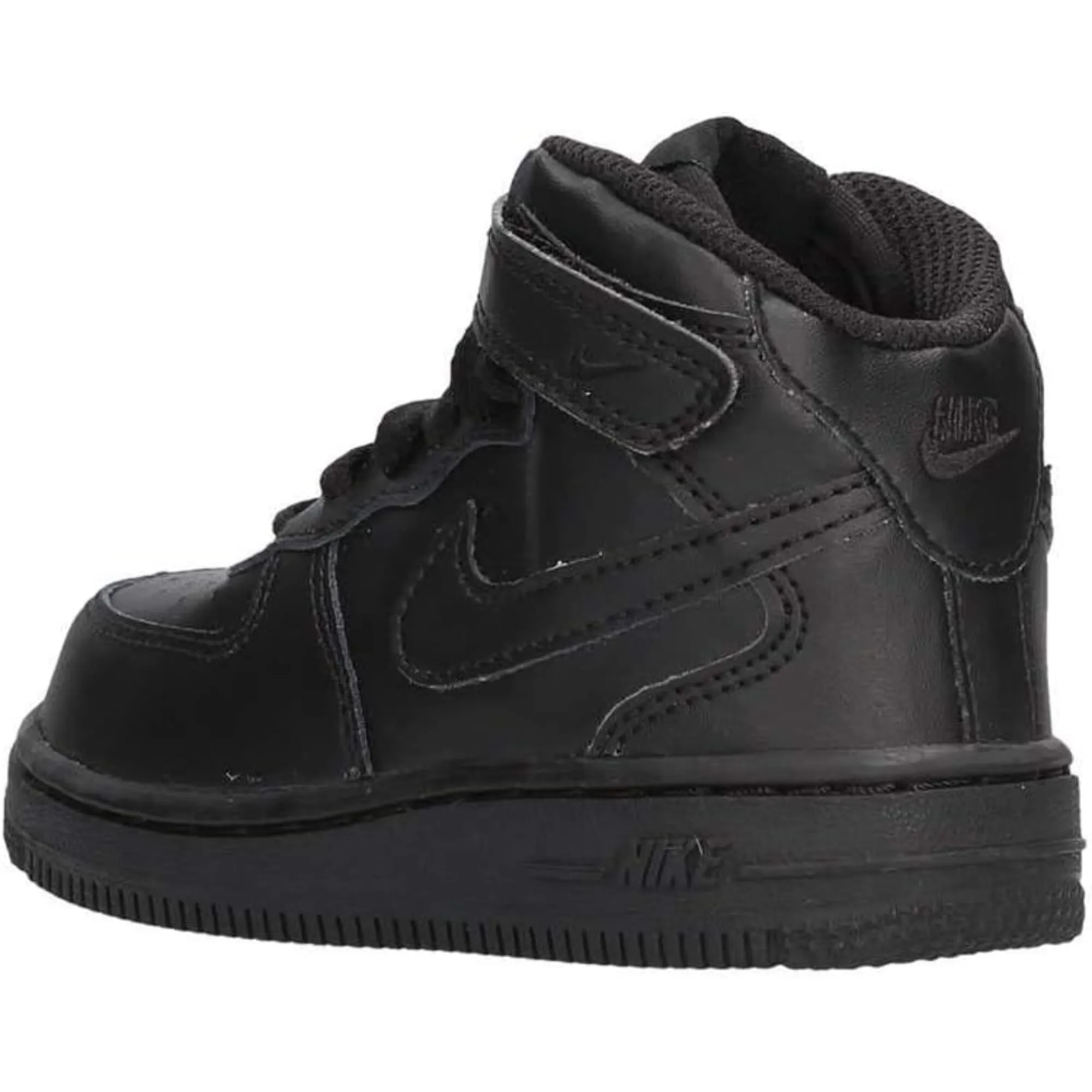 Nike Force 1 Mid Black/Black  314197-004 Toddler