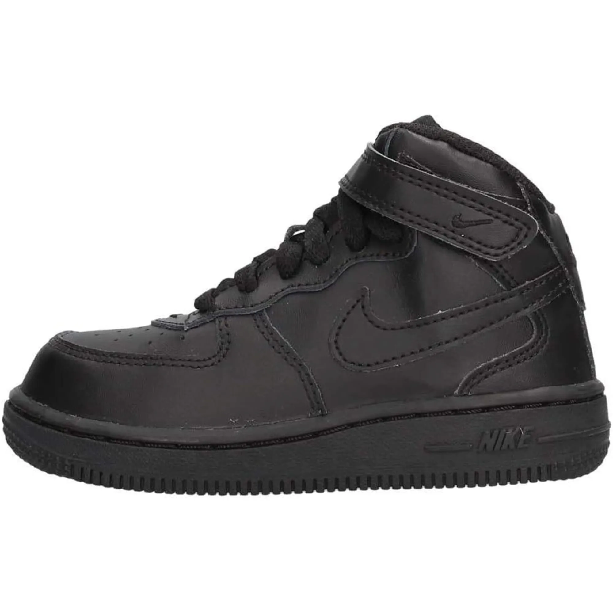 Nike Force 1 Mid Black/Black  314197-004 Toddler
