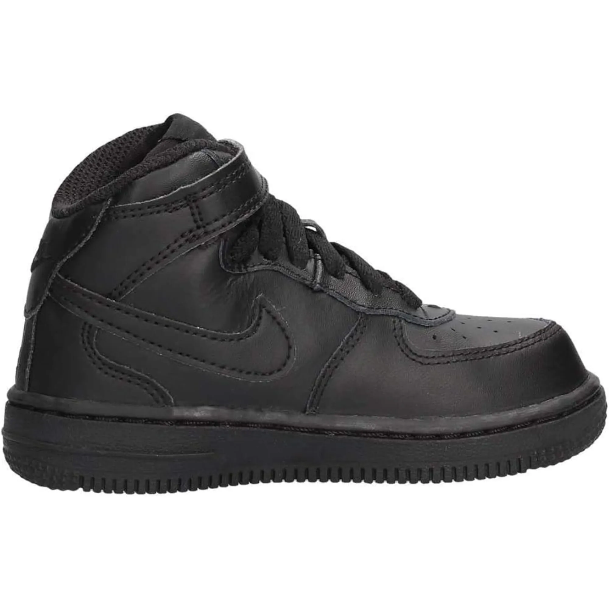 Nike Force 1 Mid Black/Black  314197-004 Toddler