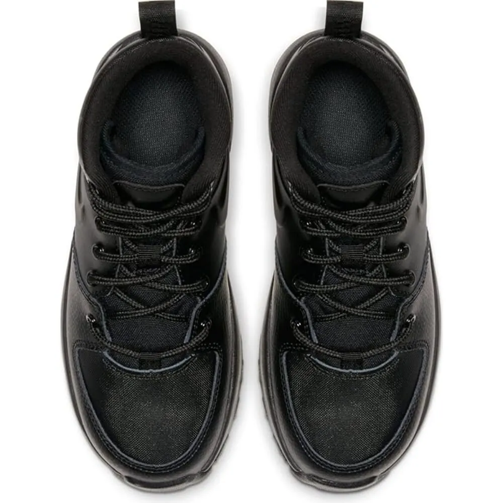 Nike Manoa Leather Black/Black-Black  BQ5373-001 Pre-School