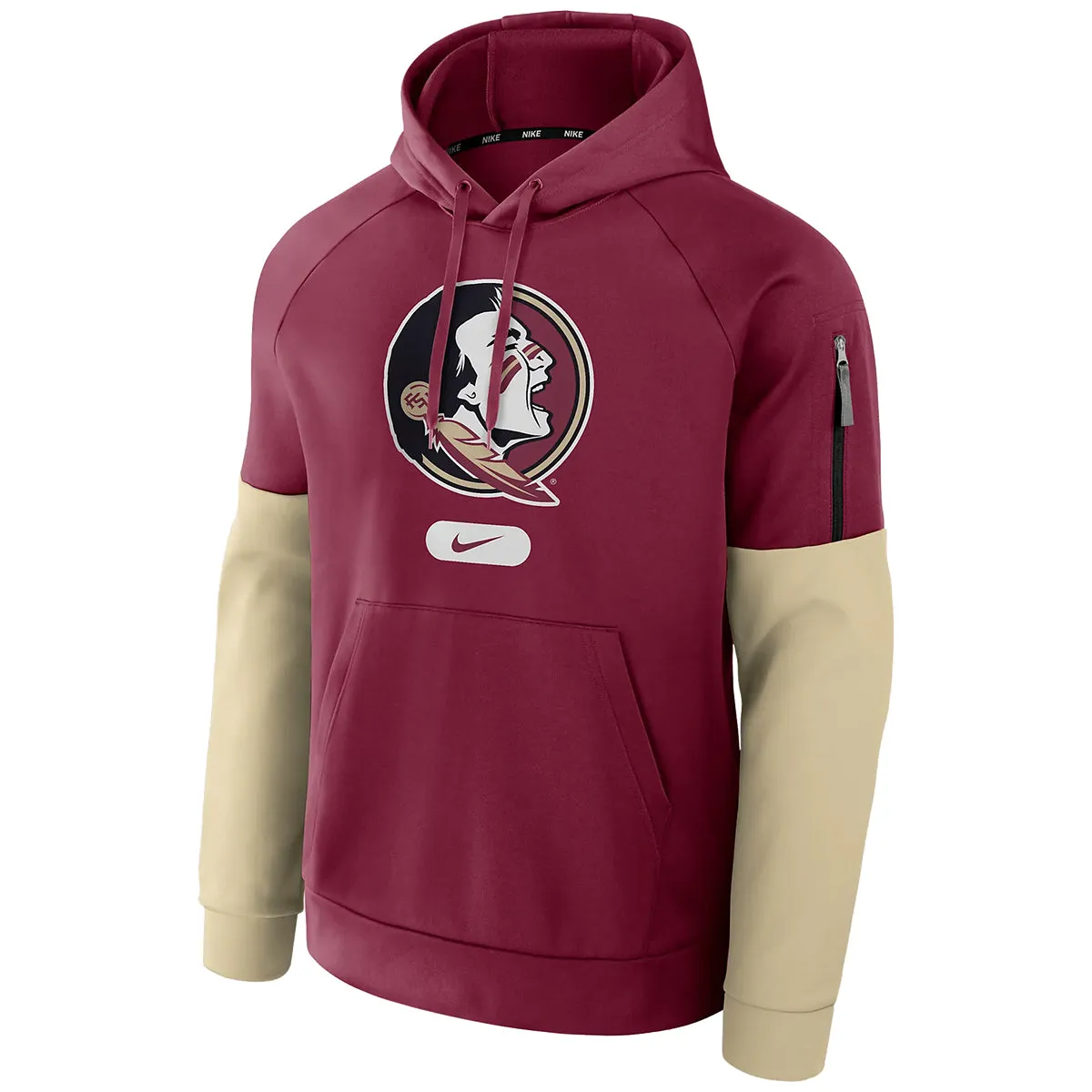 Nike Men's Seminole Logo Fitness Hood - Garnet/Gold