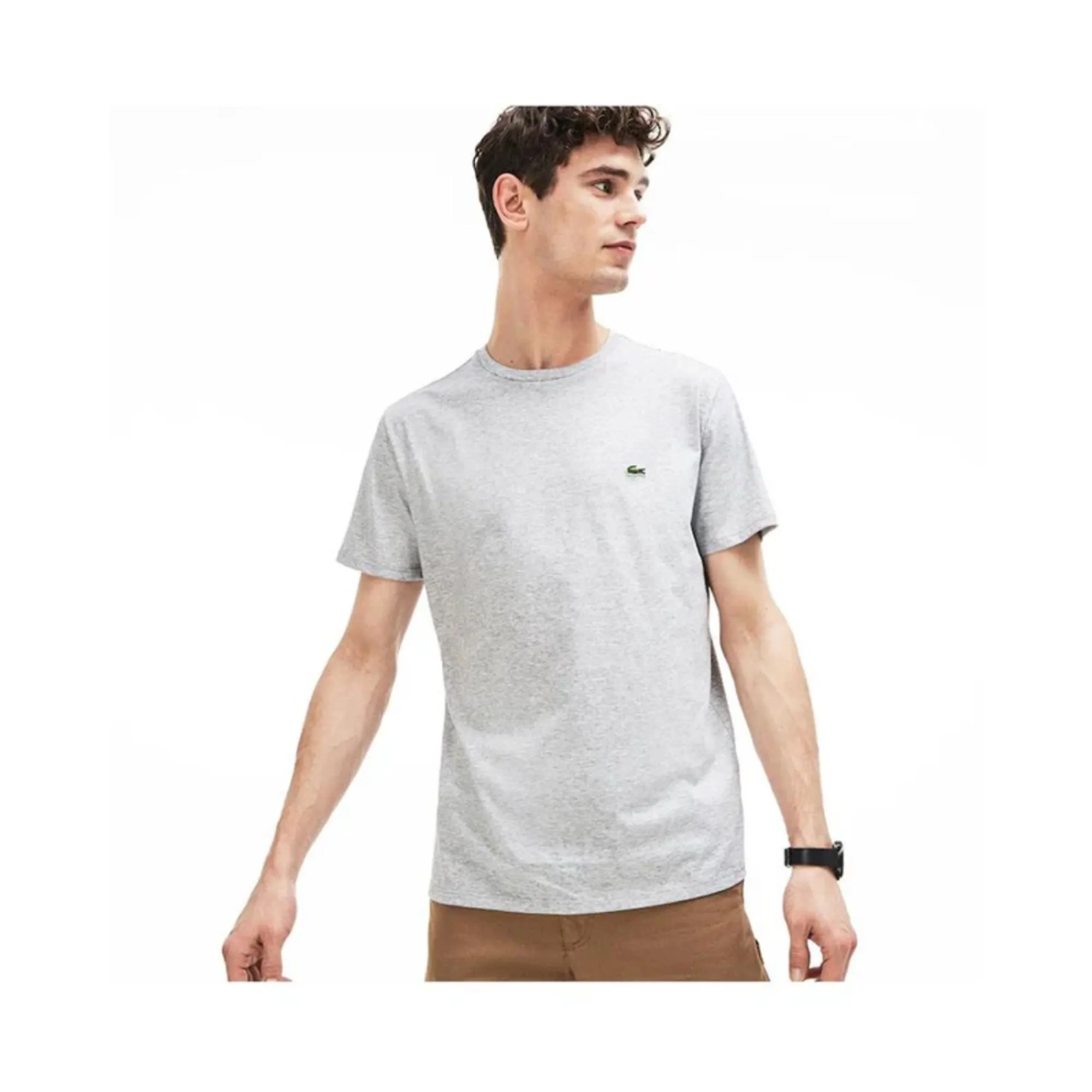 Nike Pima Cotton Croc Logo T-Shirt Grey  TH6709-51-CCA Men's