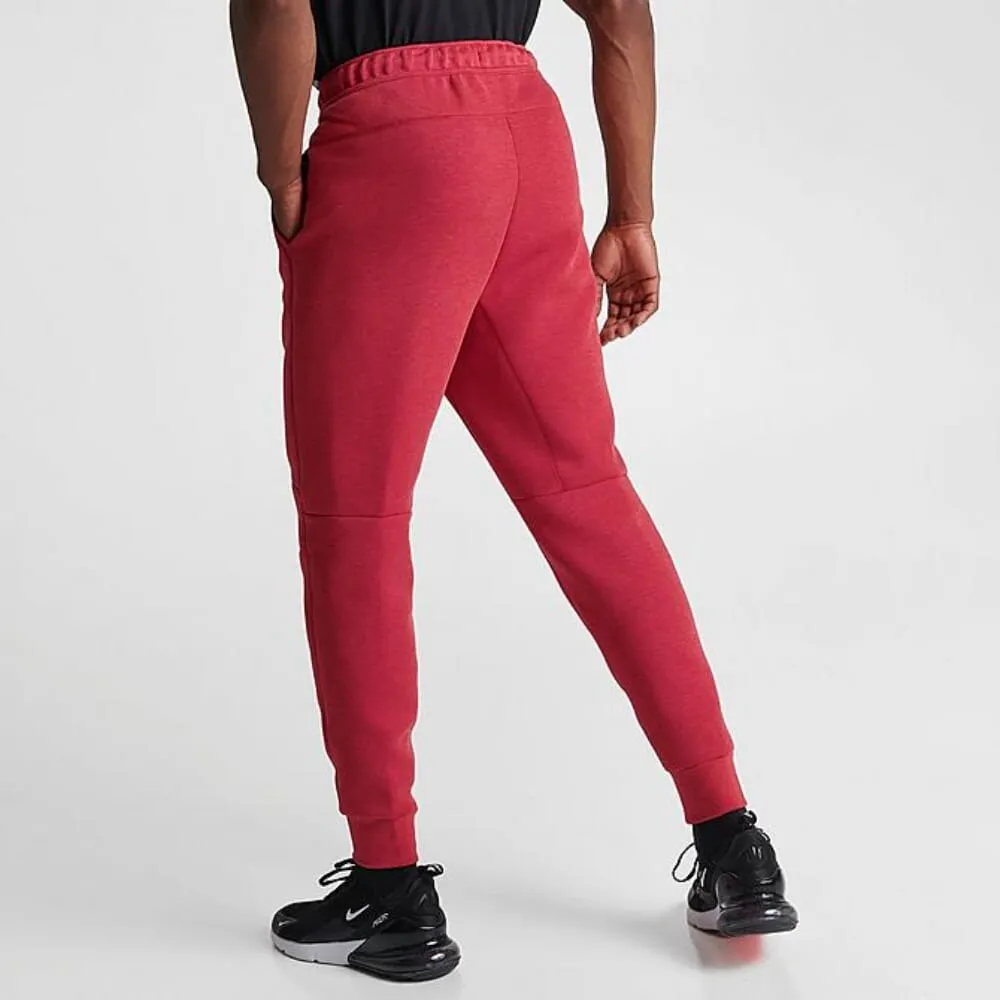 Nike Sportswear Tech Fleece Jogger Pants Red/Black  FB8002-672 Men's