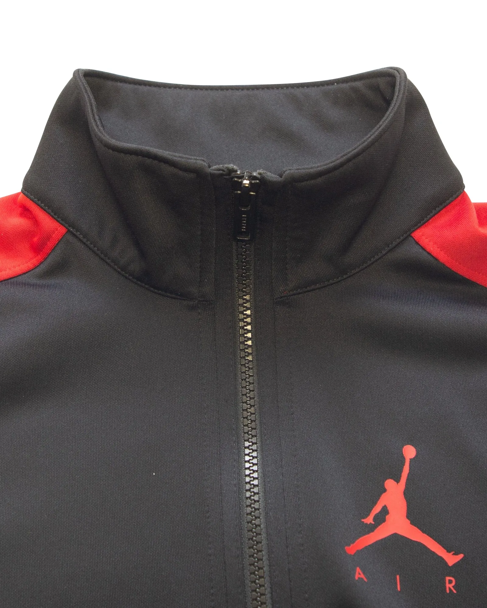 Nike x Air Jordan Jumpman Track Jacket in Red and Black Polyester