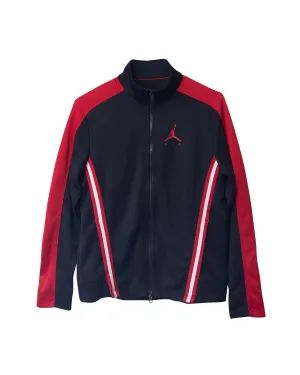 Nike x Air Jordan Jumpman Track Jacket in Red and Black Polyester