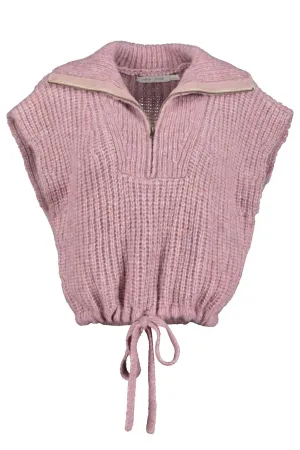 Nomad Sweater Vest In Violet