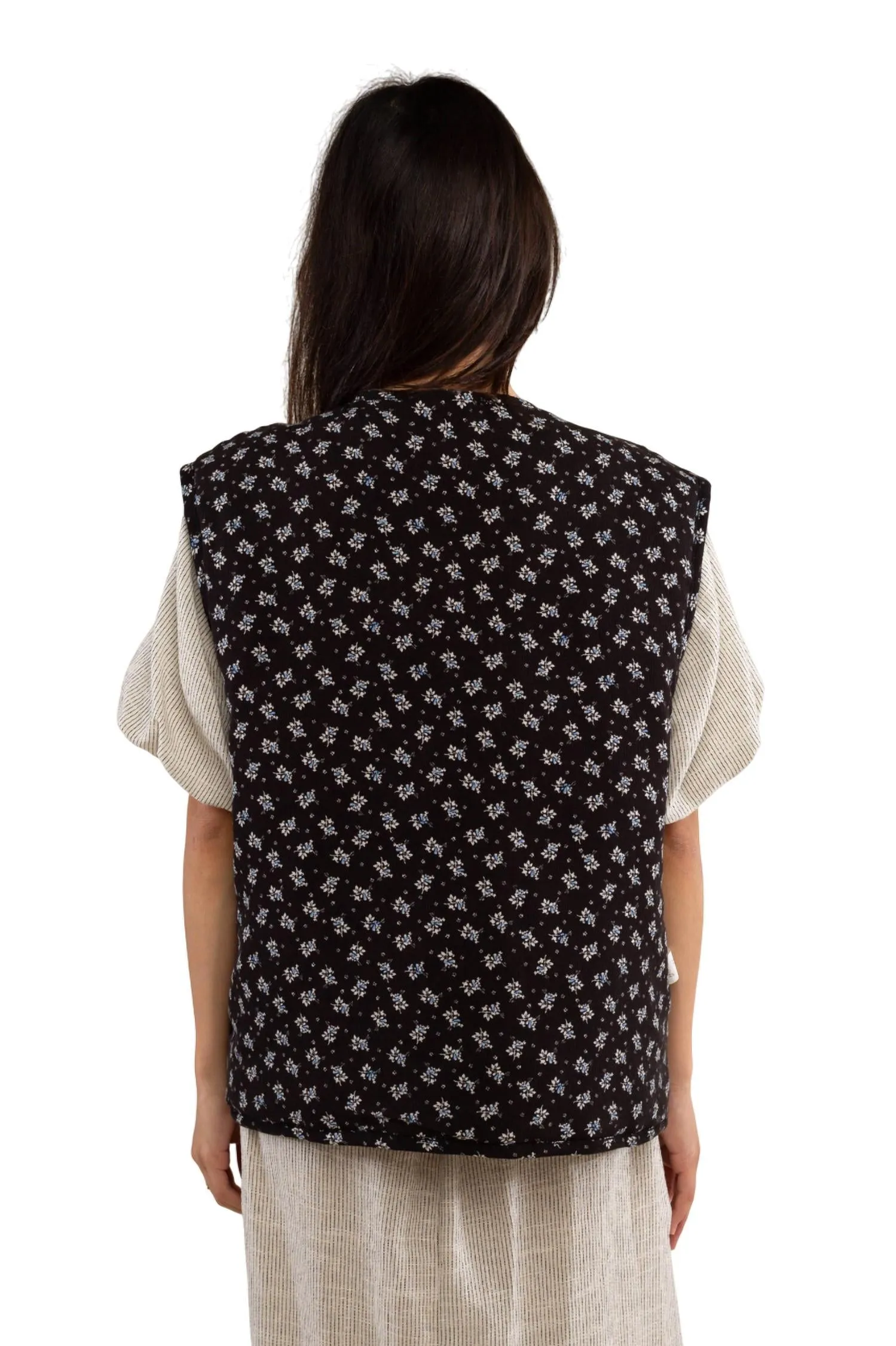 Nubi Quilted Vest In Black