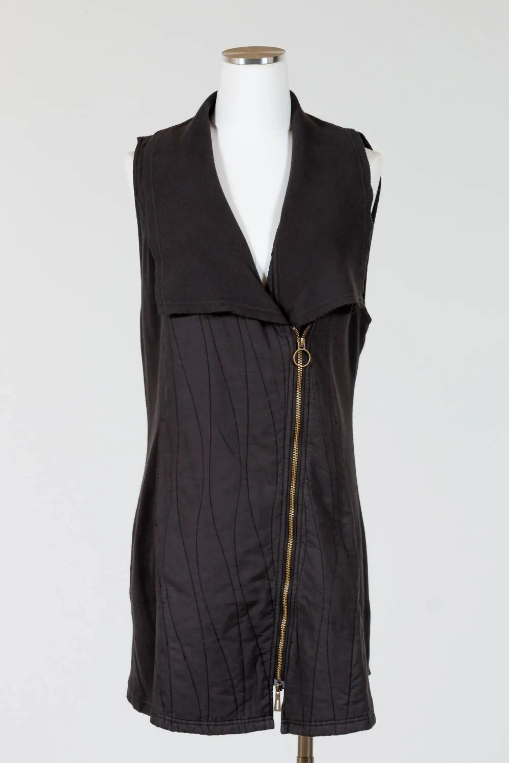 Oldrich Quilted Vest In Black