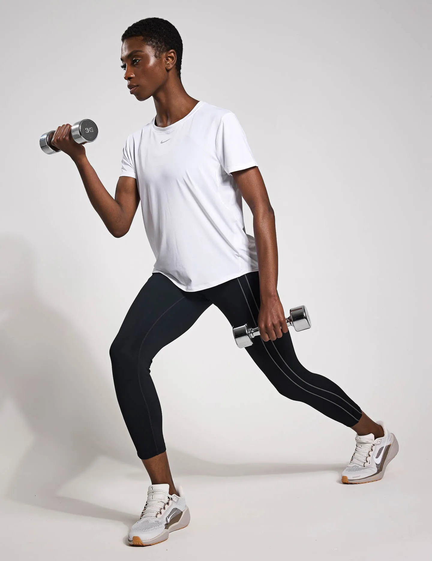 One Classic Dri-FIT Short-Sleeve Top - White/Black