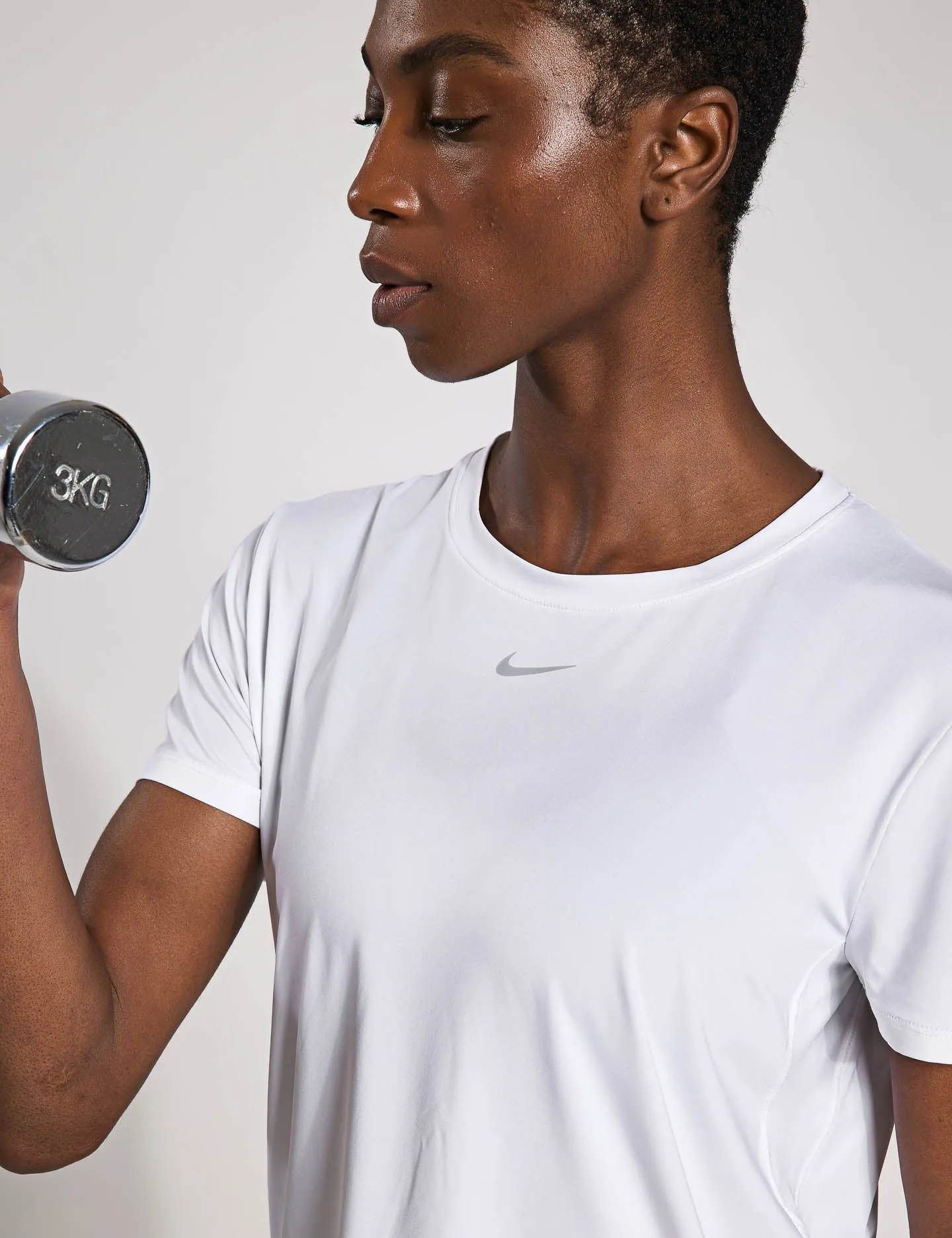 One Classic Dri-FIT Short-Sleeve Top - White/Black