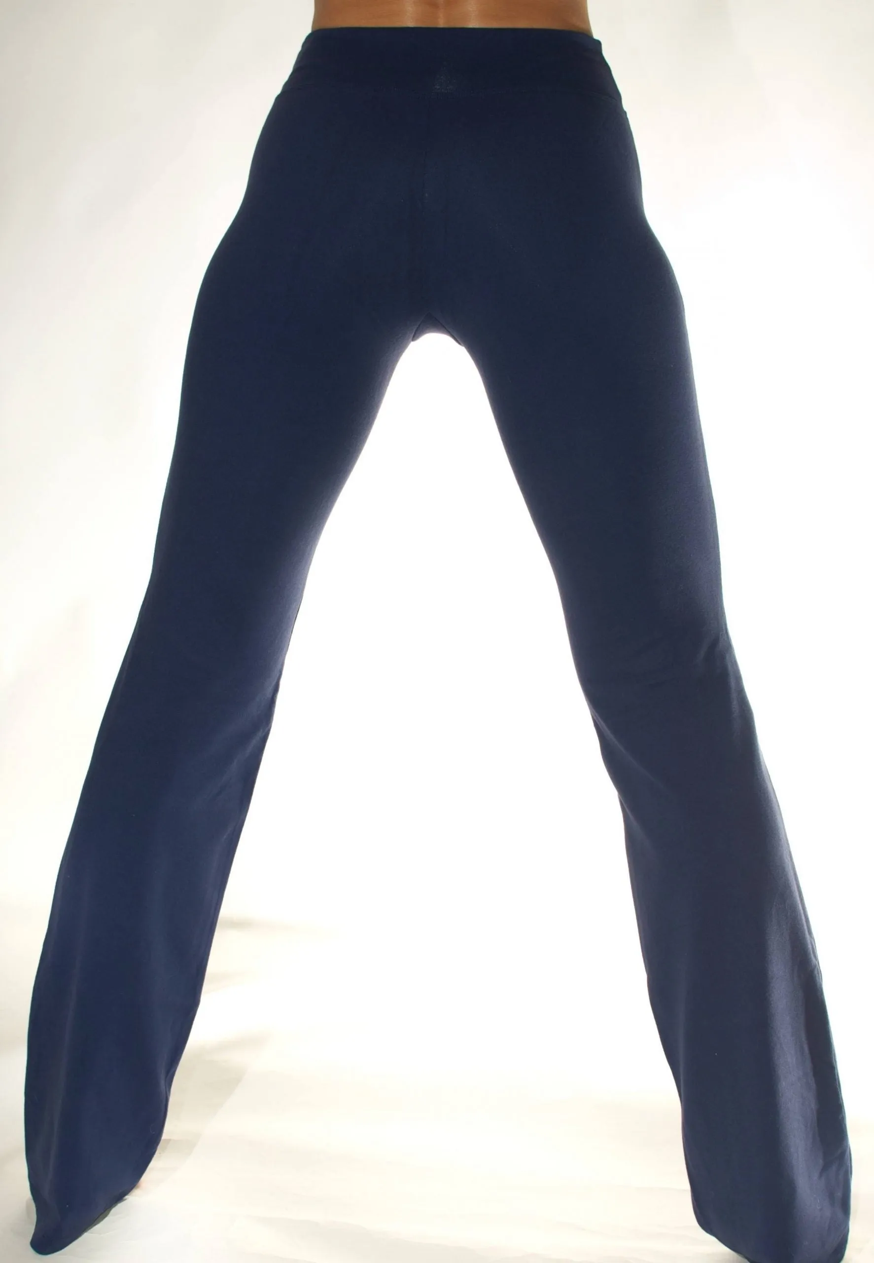 One Step Ahead Brushed Supplex Fitted Drawstring Bootcut Pant D222