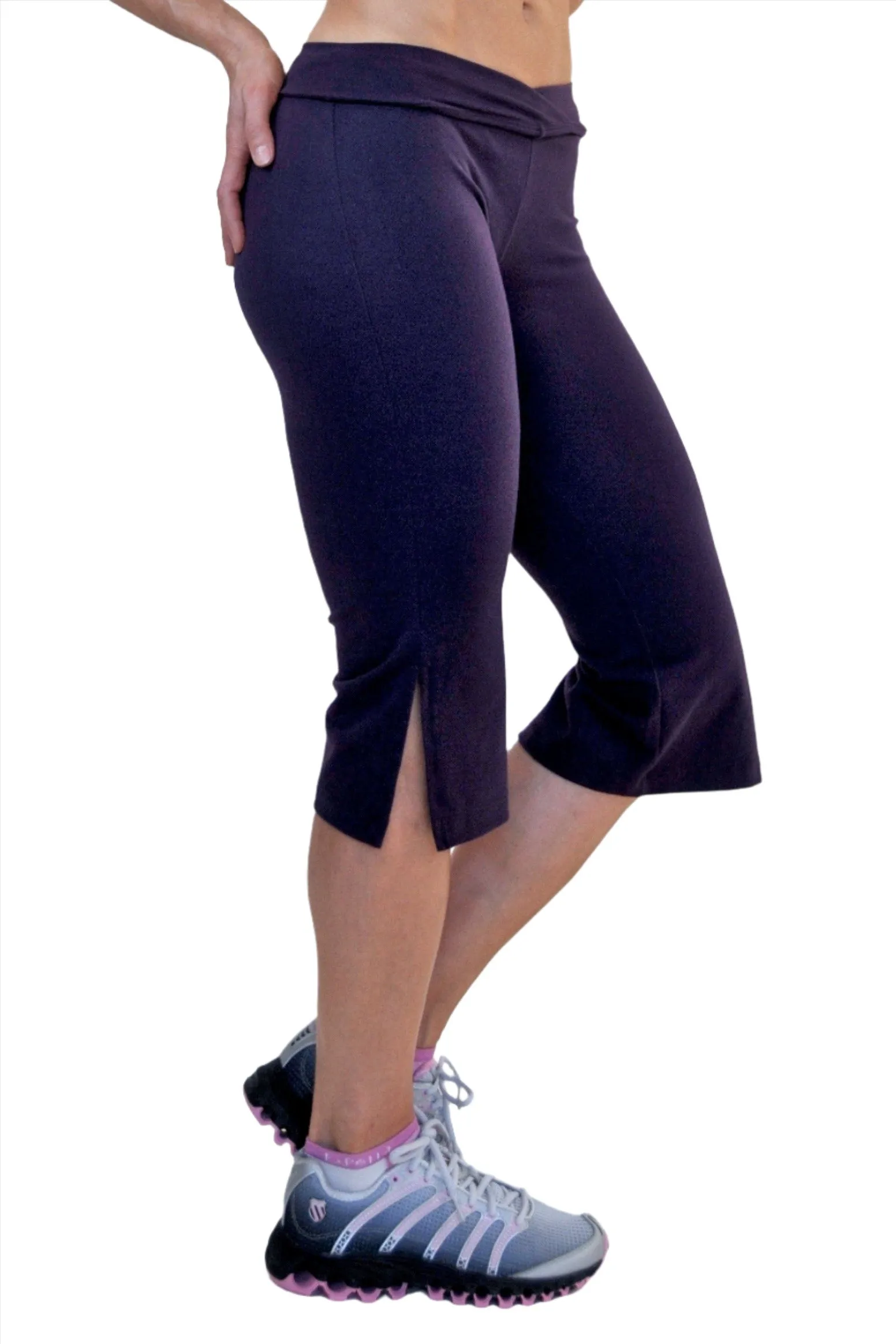 One Step Ahead Brushed Supplex Loose V-Front Capri 295