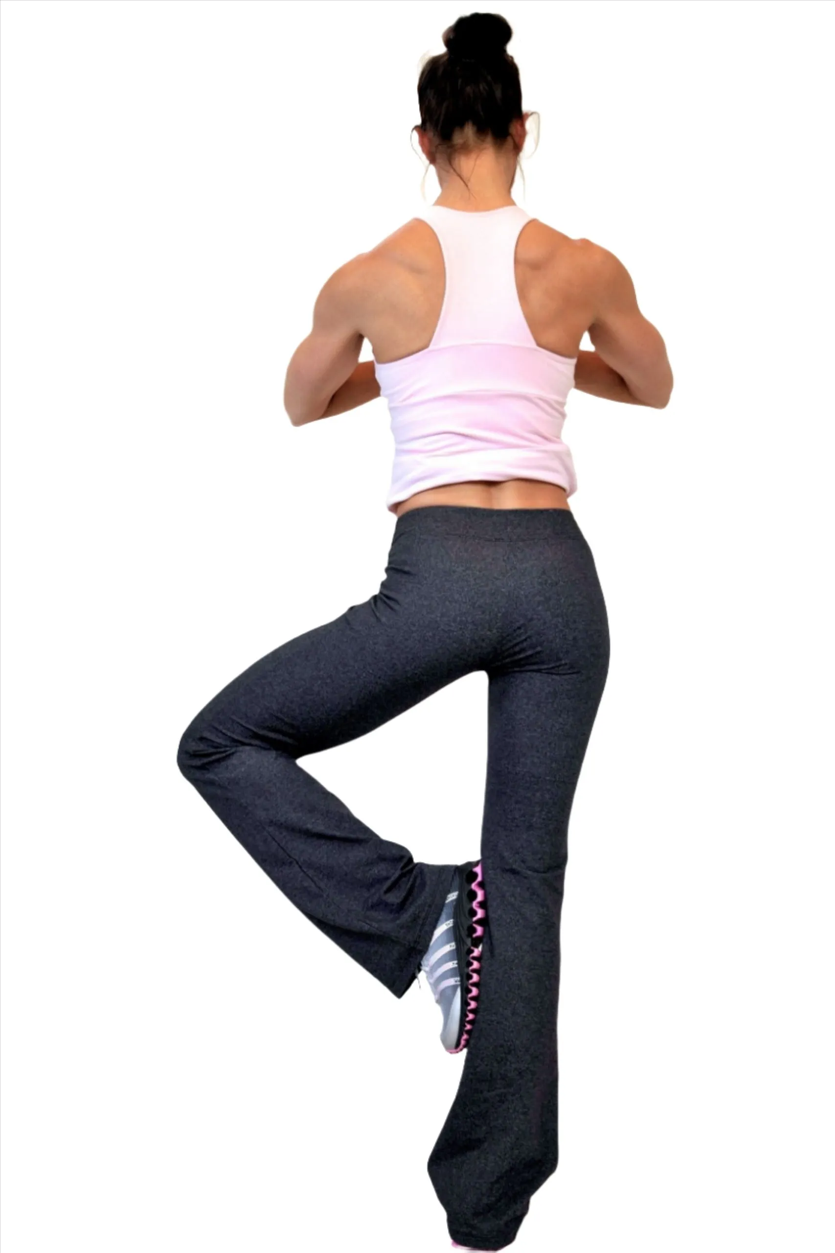 One Step Ahead Brushed Supplex V Front Straight Leg Pant 260