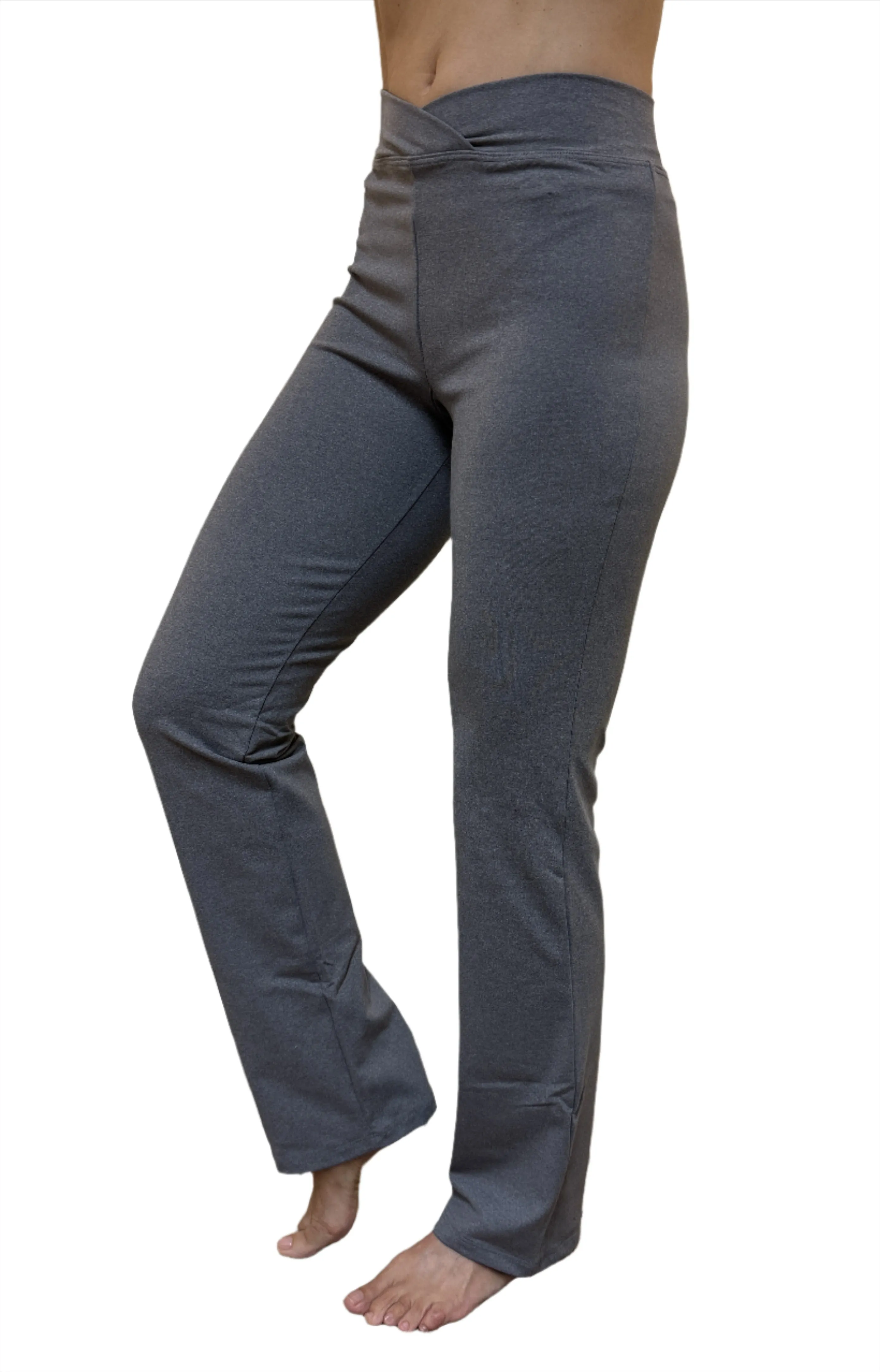 One Step Ahead Brushed Supplex V Front Straight Leg Pant 260