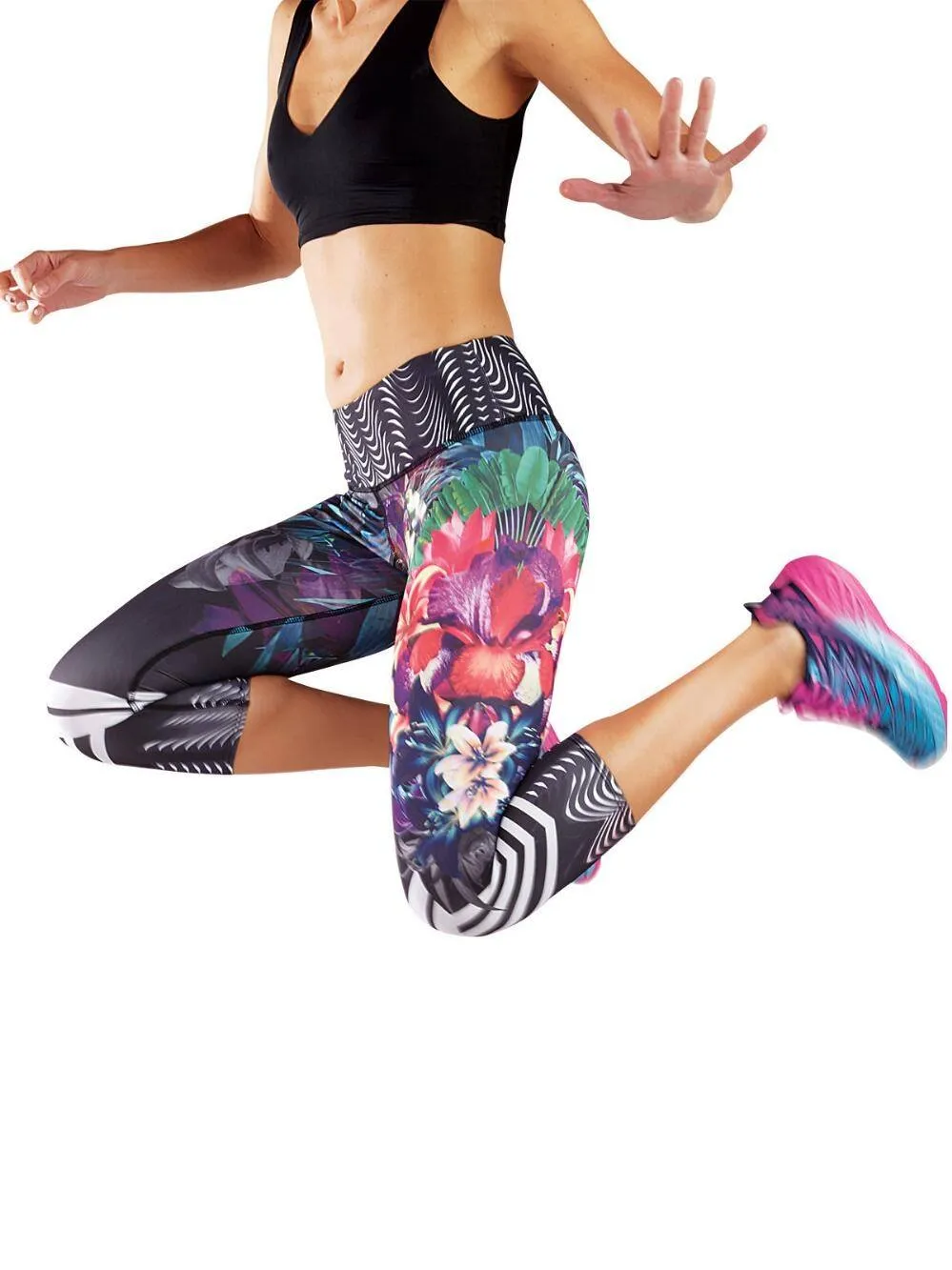 Onzie Hot Yoga Graphic Capri 241