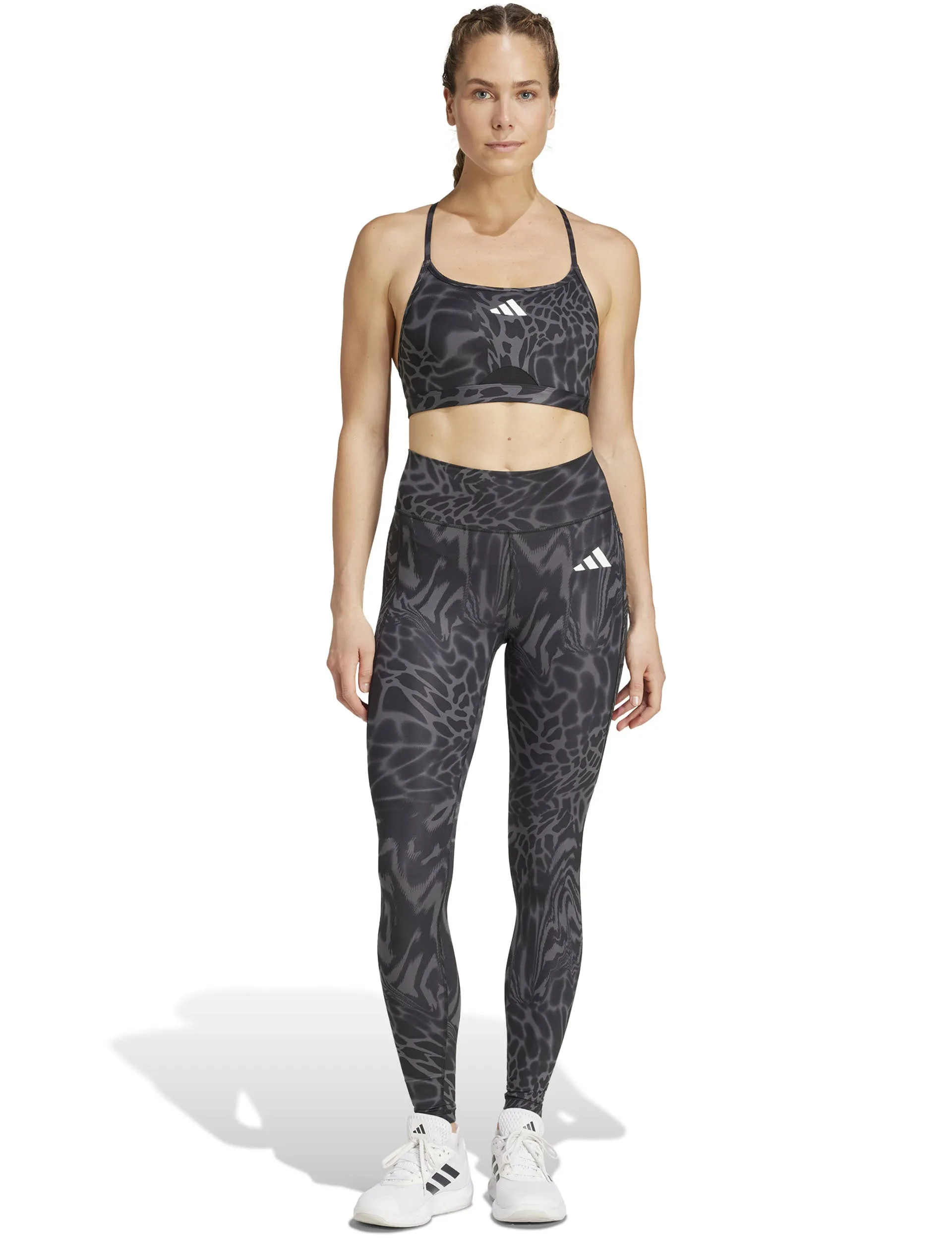 Optime Essentials Stash Pocket Full-Length Leggings - Black