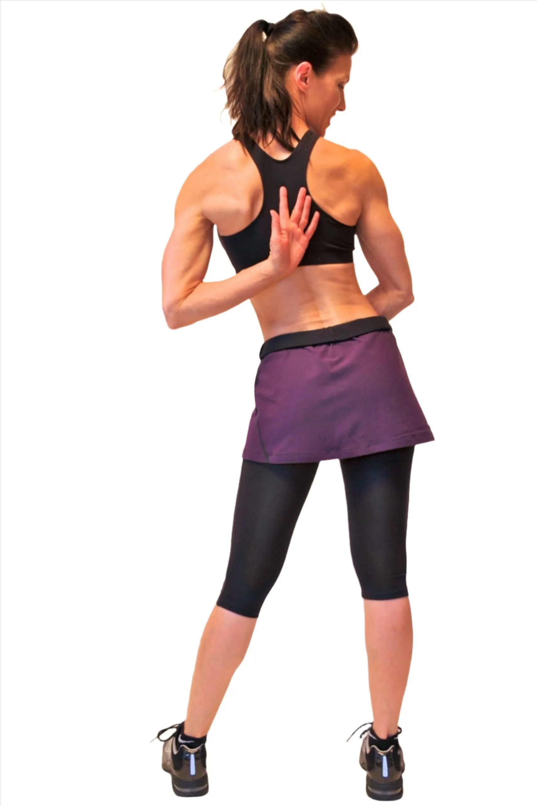 Osheka Brushed Supplex Capri Skort 2018