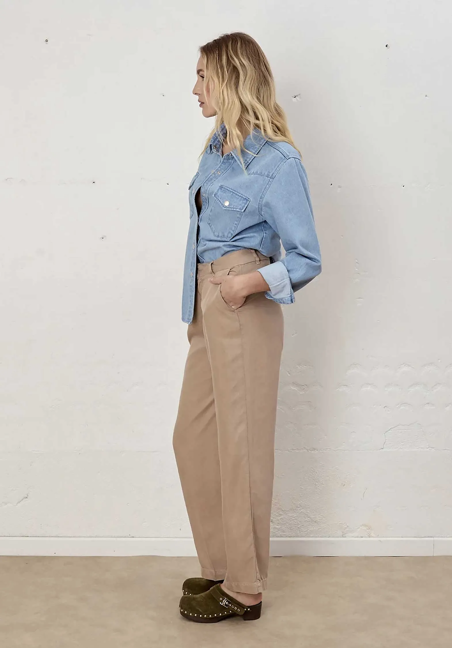 Pants Po1222-241 Simon Tencel Musc