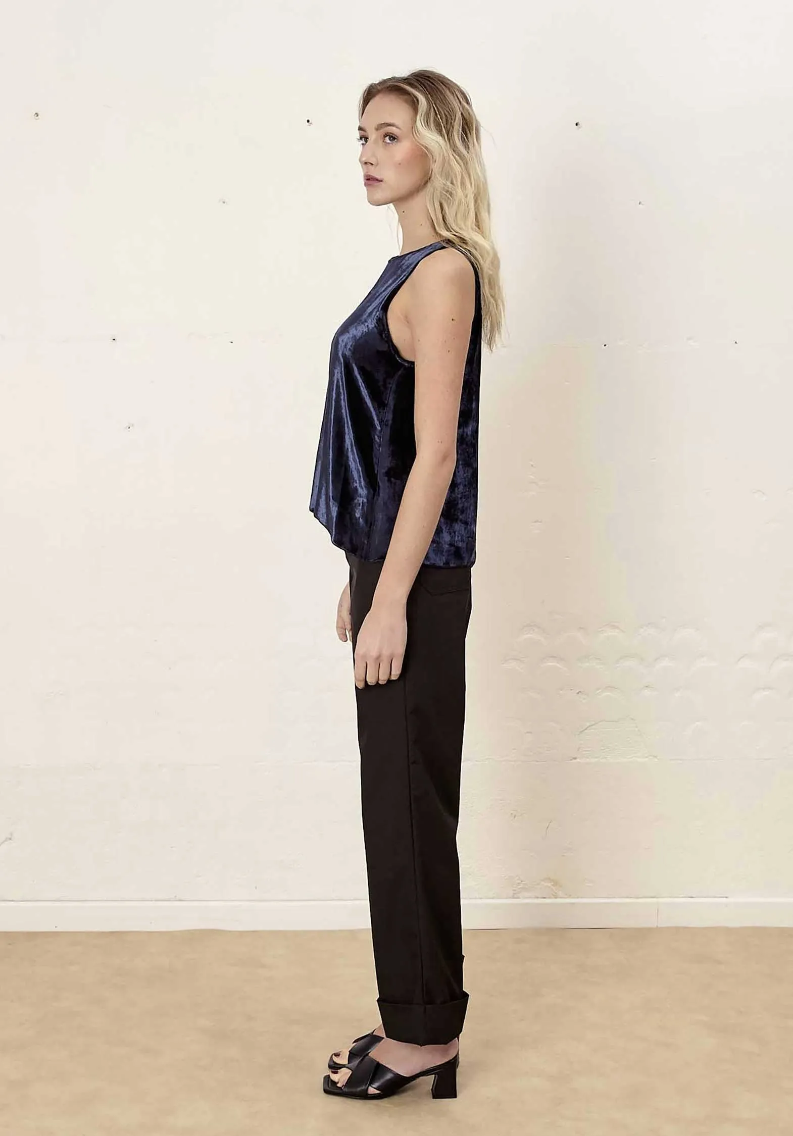 Pants Po1235-241 Savy Sleek Worke Noir