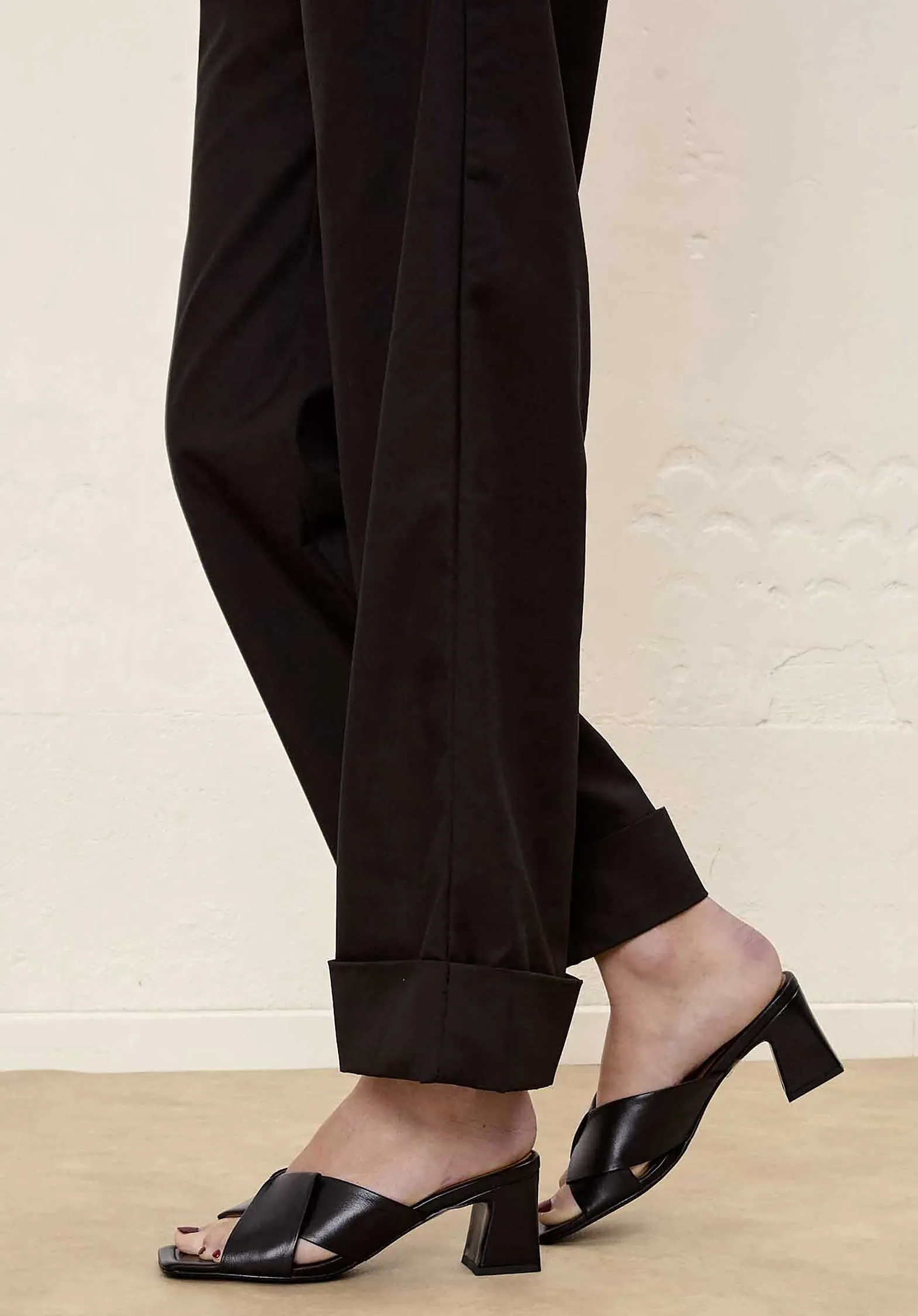 Pants Po1235-241 Savy Sleek Worke Noir