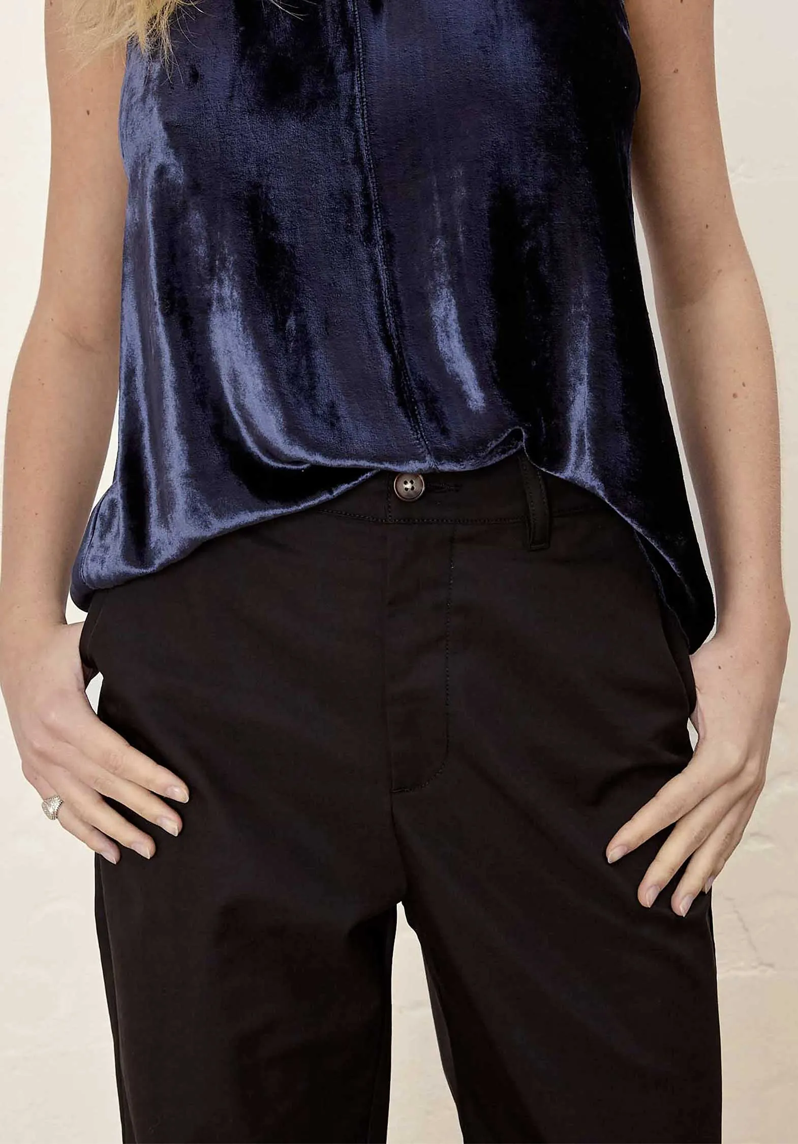 Pants Po1235-241 Savy Sleek Worke Noir