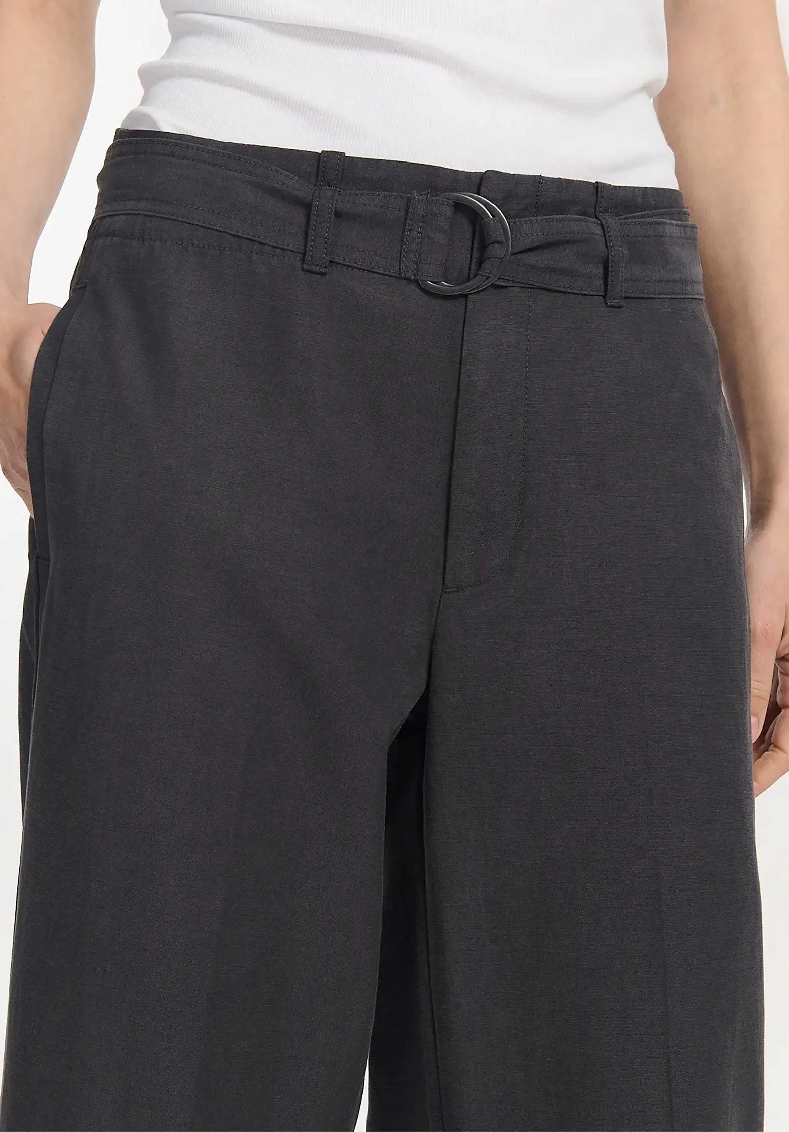 Pants Po1406-251 Pony Canvas Carbone