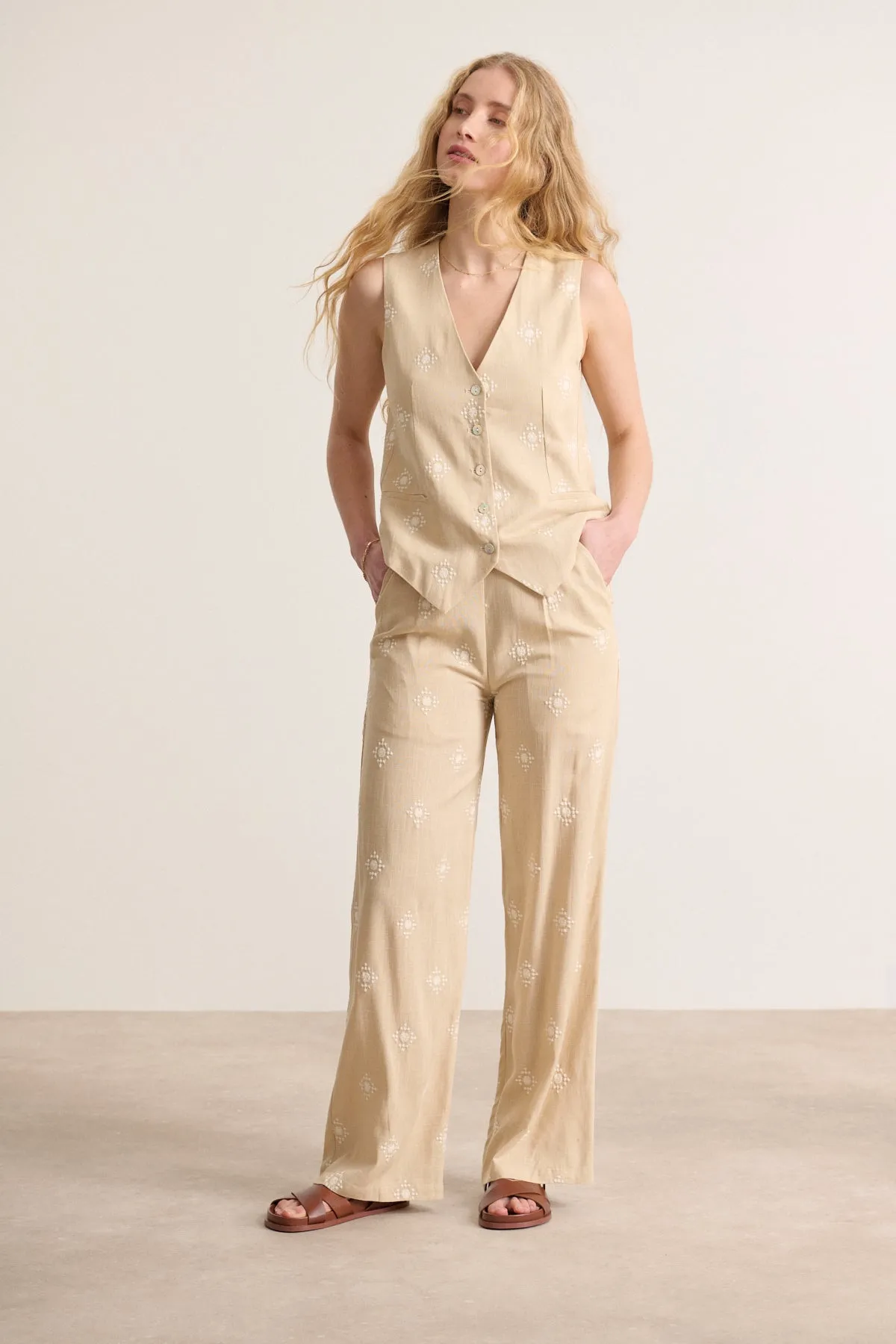 Pants Torino 0831 Pantalon To 0831 Beige
