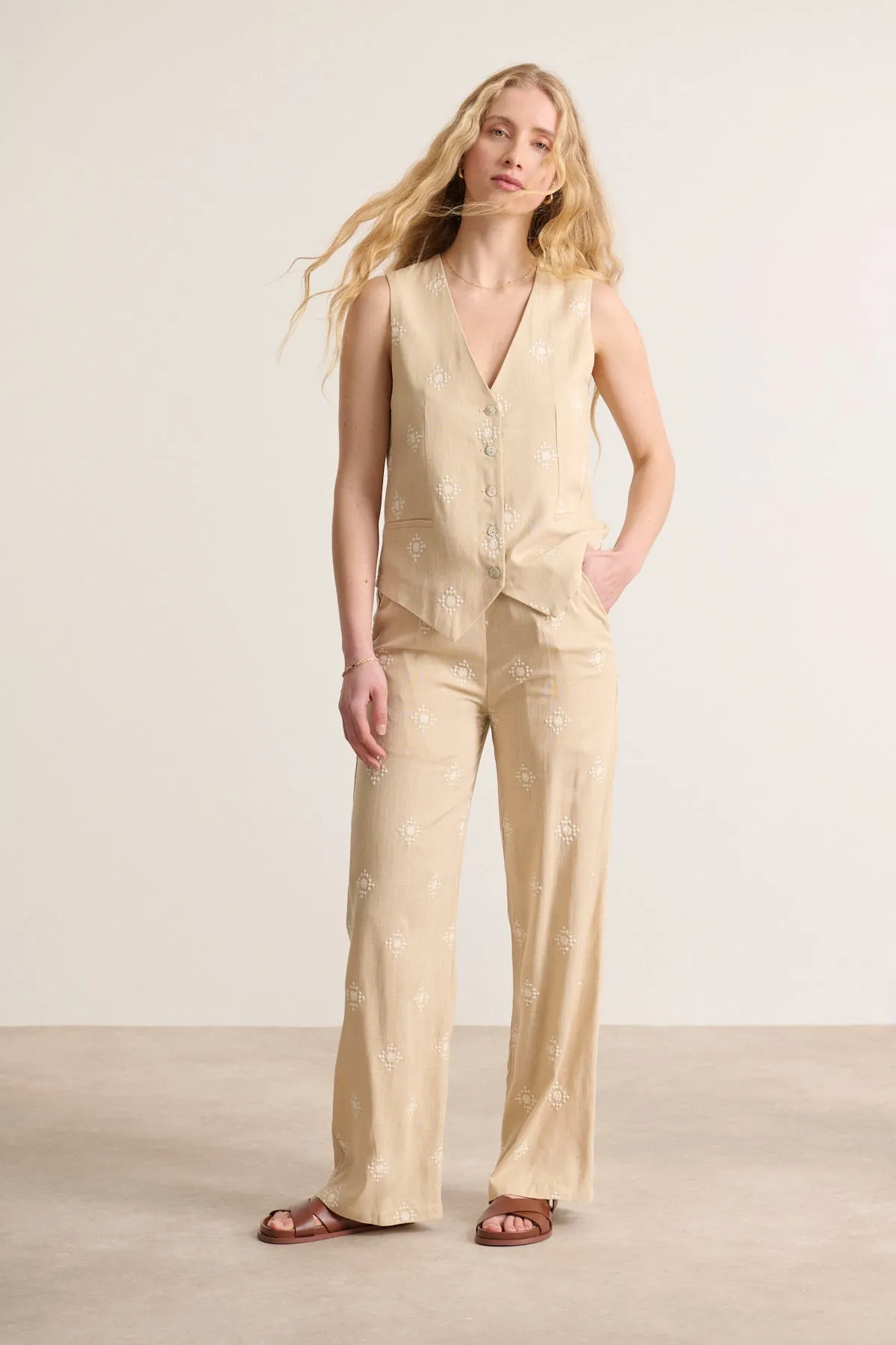 Pants Torino 0831 Pantalon To 0831 Beige
