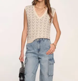 Phoenix Vest In Ivory