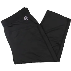 Plus Womens Crop Fitness Athletic Leggings