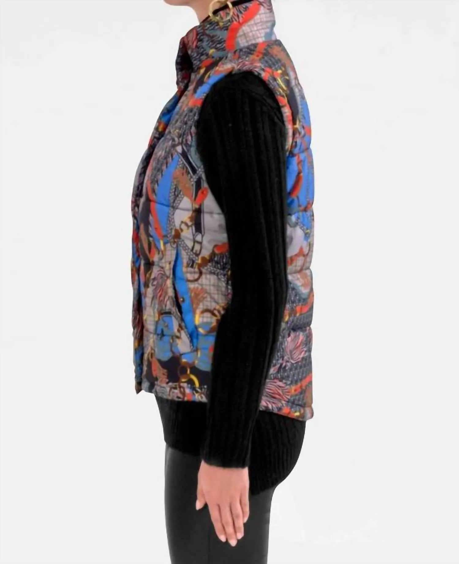 Puffer Vest Ditto In Black