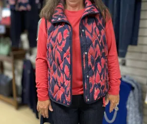 Puffer Vest In Night Sky