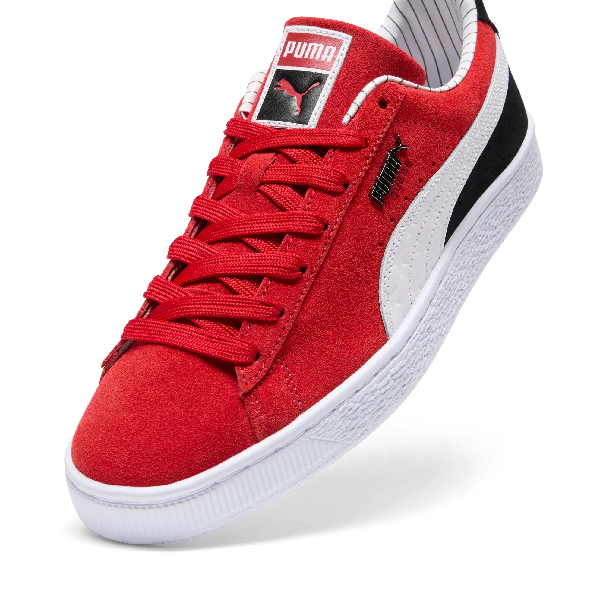 PUMA Men's Suede Pinstripe Sports Club Sneakers