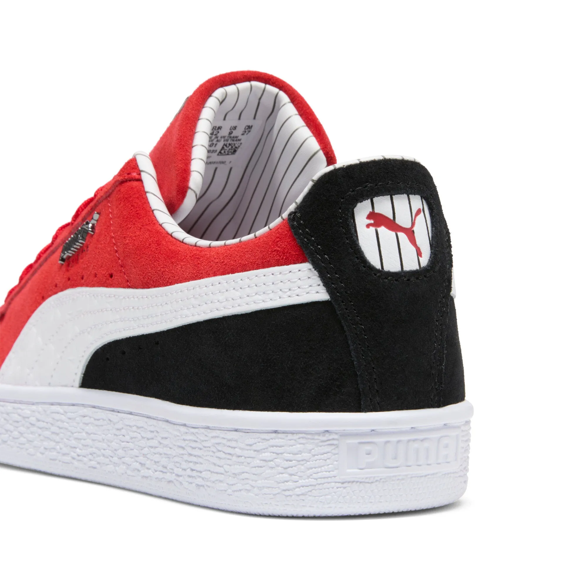 PUMA Men's Suede Pinstripe Sports Club Sneakers