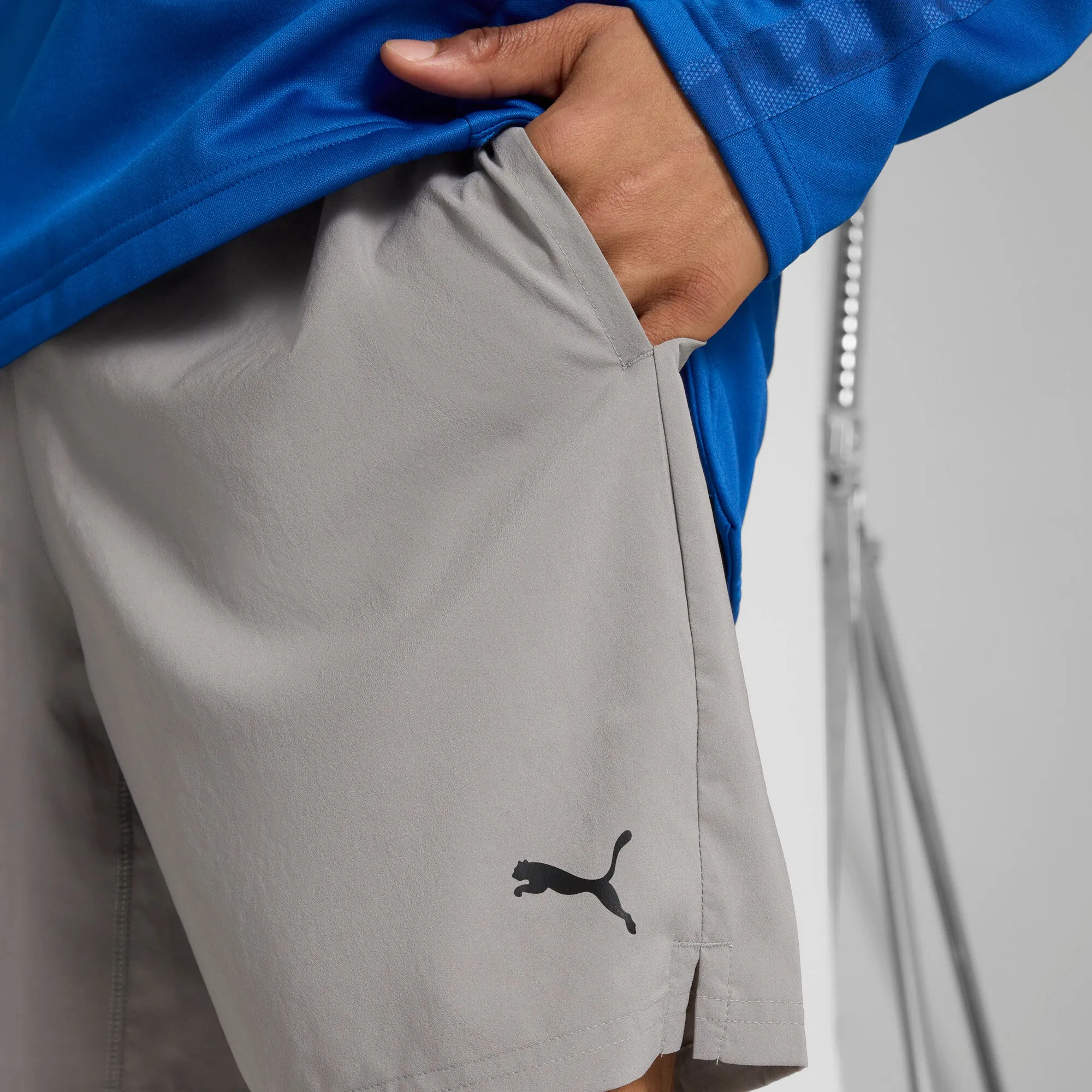 PUMA Men's Train All Day ESSENTIALS 7" Woven Shorts