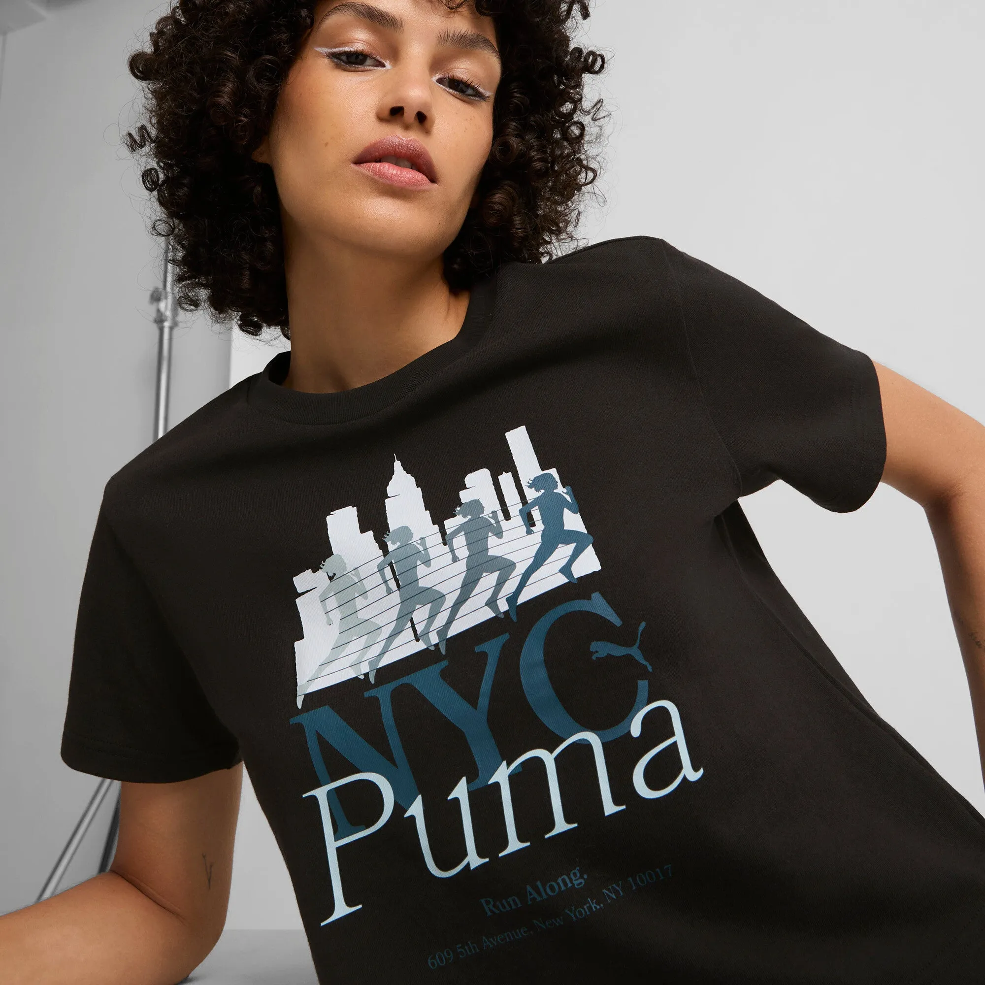 PUMA Women's NYC Cropped Tee