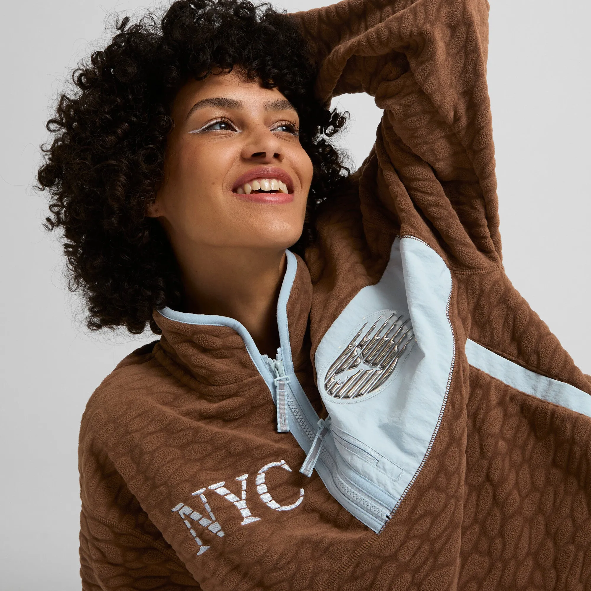 PUMA Women's NYC Half-Zip Fleece