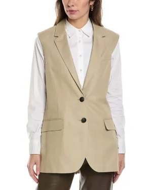 rag & bone Odessa Linen-Blend Vest