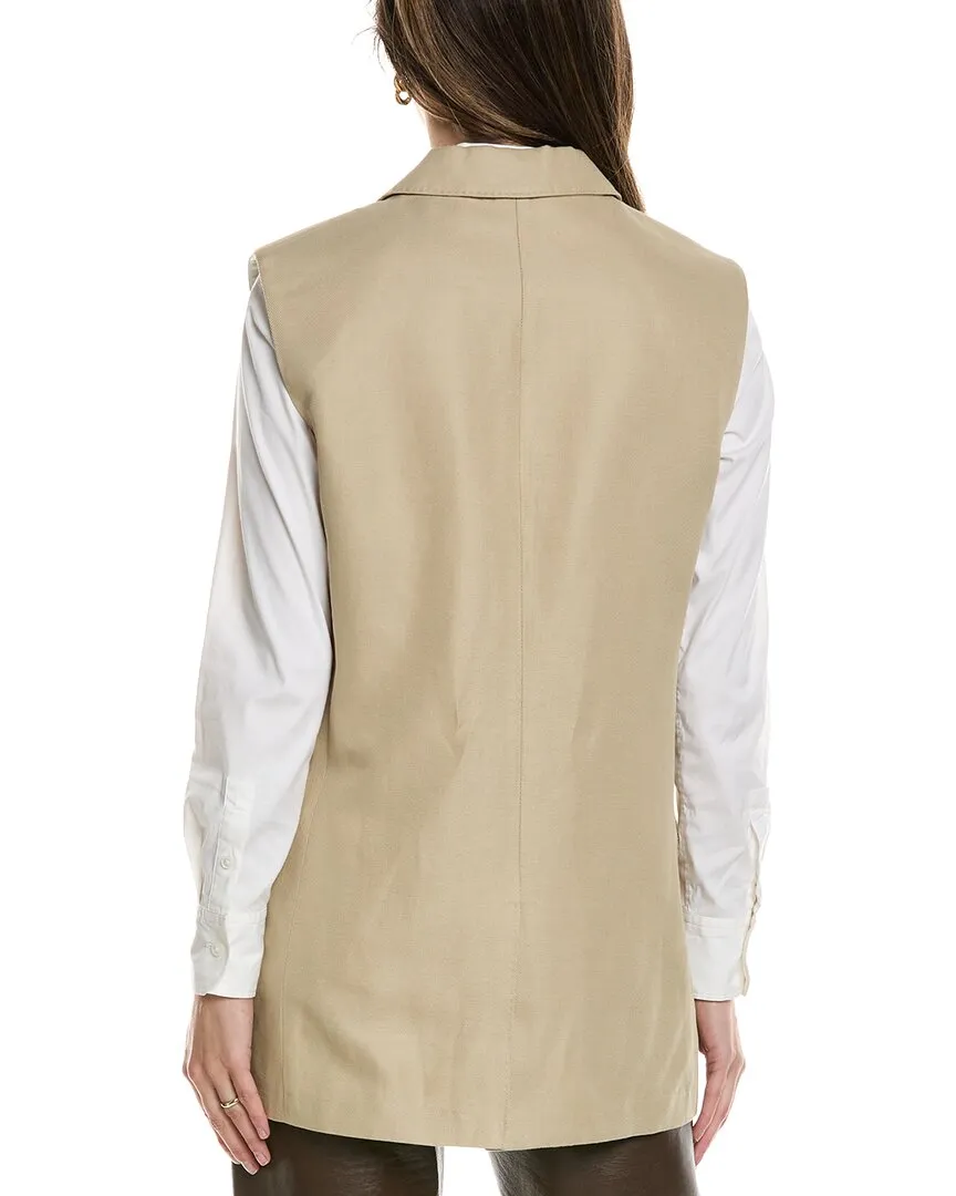 rag & bone Odessa Linen-Blend Vest