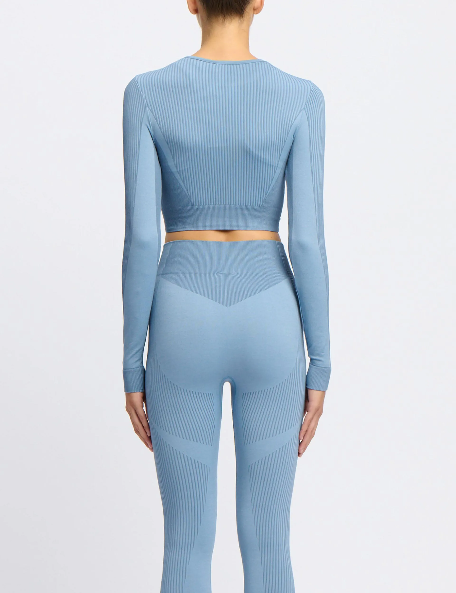 RBK-Lab Long-Sleeve Seamless Top - Upgrade Blue