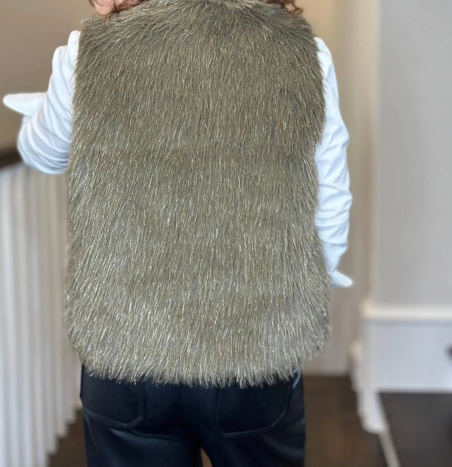 Reversible Vest In Olive