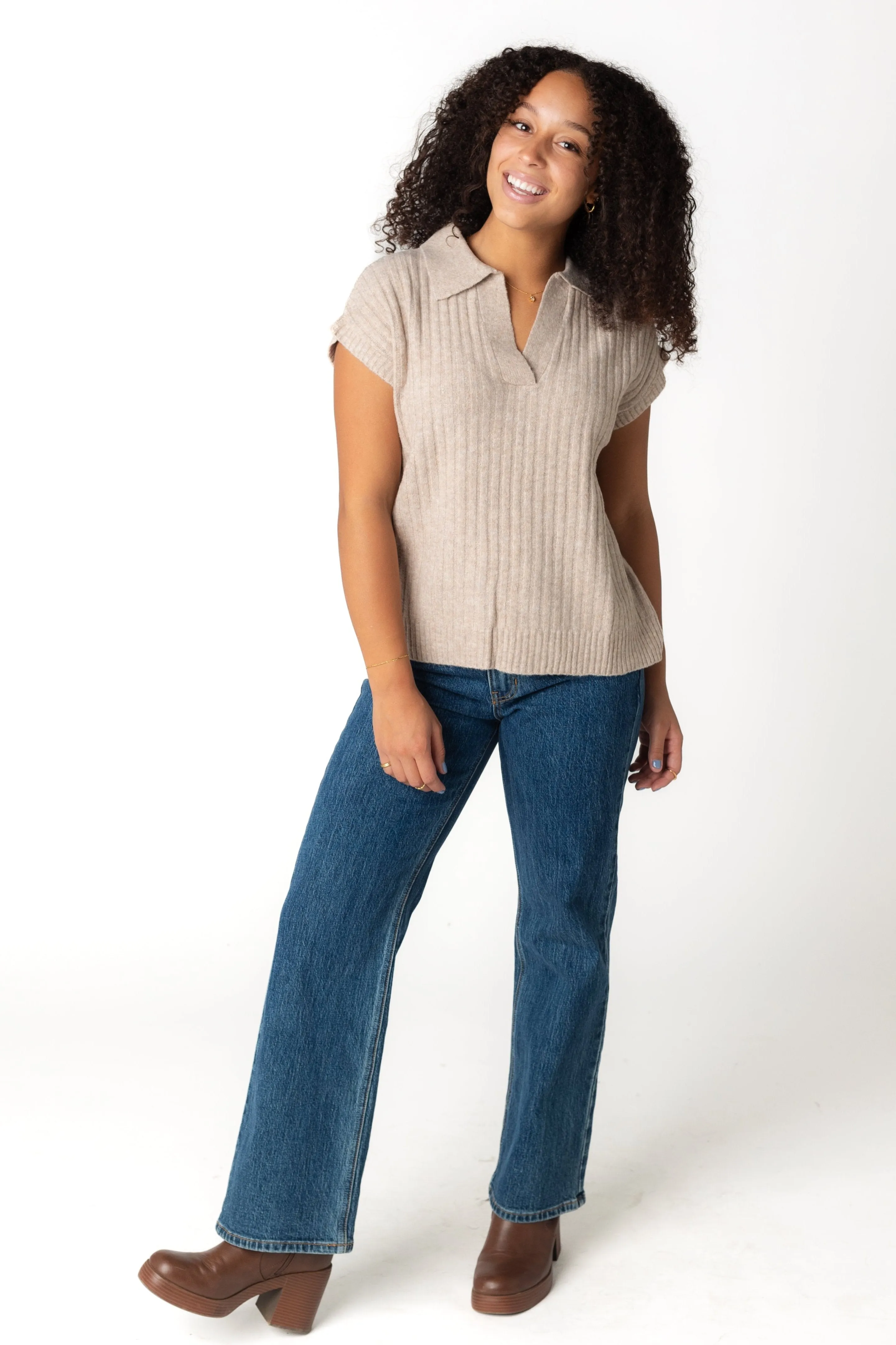 Rose Sleeveless Sweater