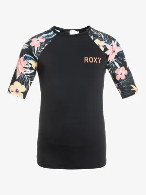 Roxy Printed - 3/4 Sleeve Upf 50 Rash Vest For Girls 8-16