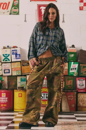 SABBI Raving Hearts Ripstop Camo Pants