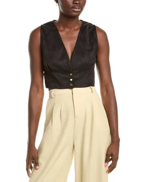 Sadie & Sage Deep V Crop Vest