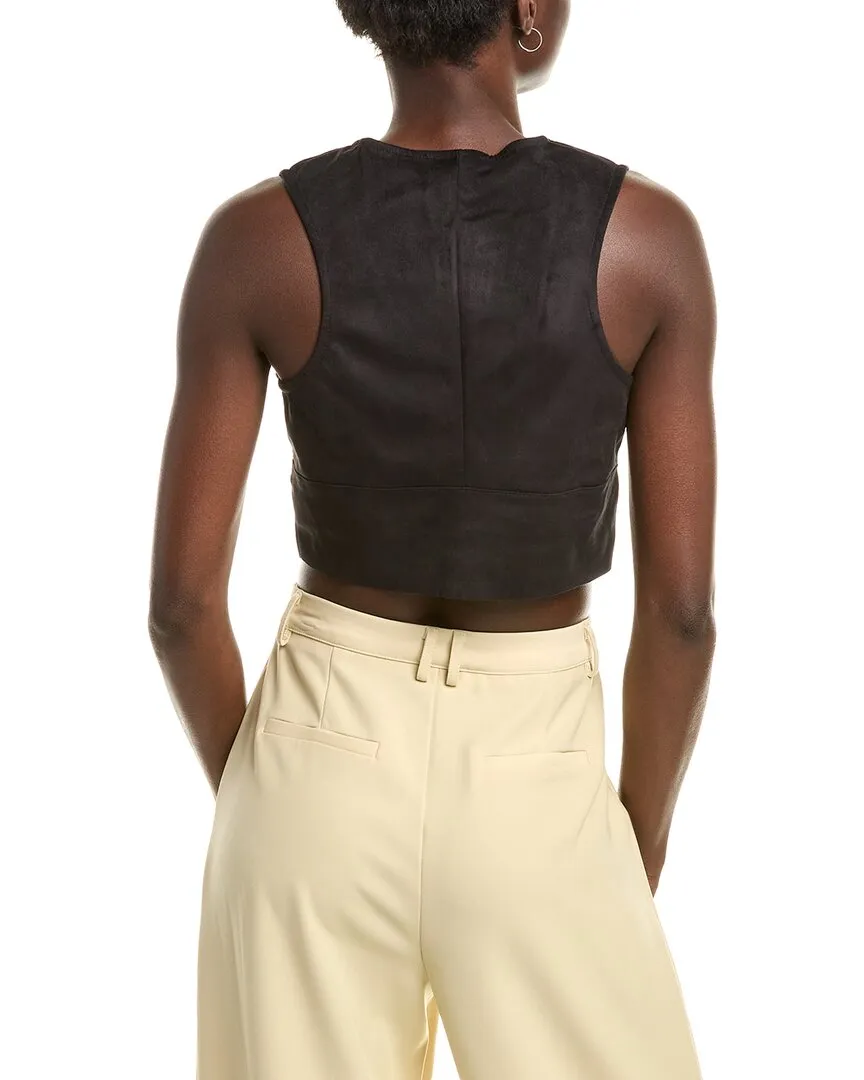 Sadie & Sage Deep V Crop Vest