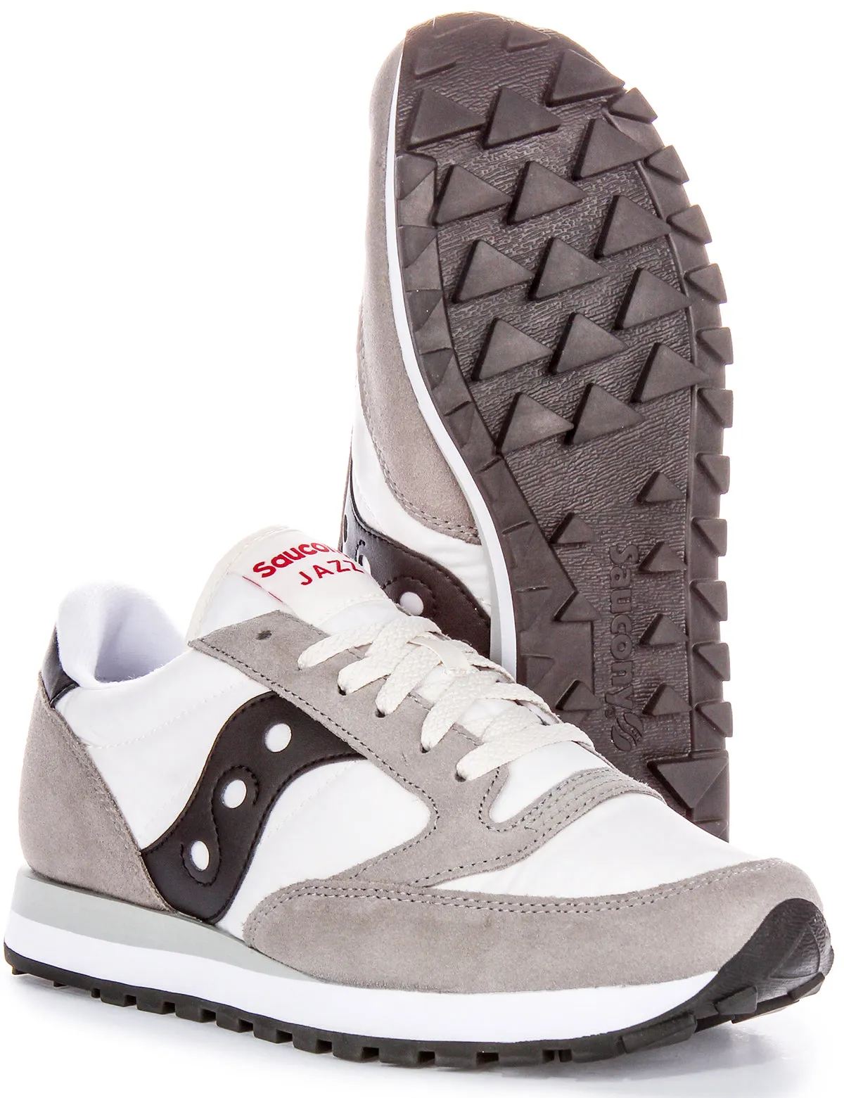 Saucony Jazz Original In White Grey For Men Shoes Saucony