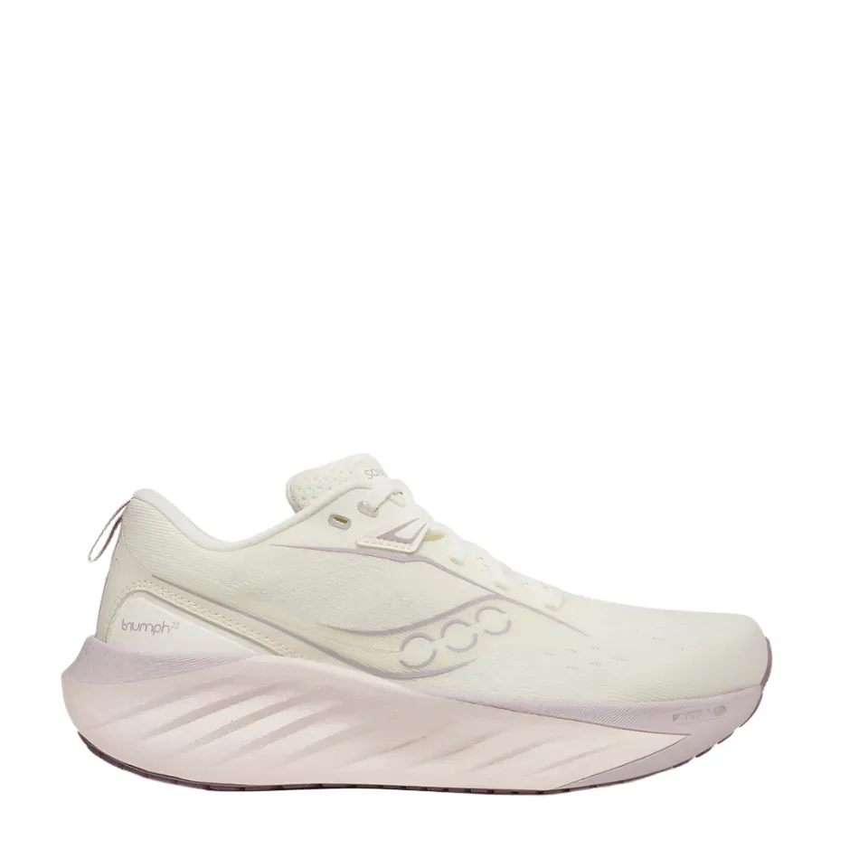 Saucony Women's Triumph 22 Running Shoes in Vanilla - Online Exclusive Shoes_Saucony