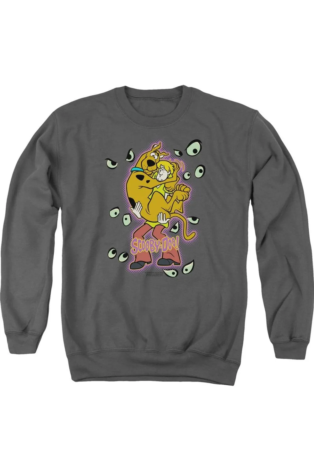 Scooby Doo Being Watched Adult Crewneck Sweatshirt